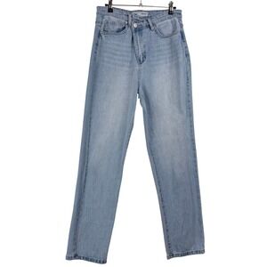 YMI Dream Authentic Denim Light Wash High Rise Straight‎ Leg Jeans